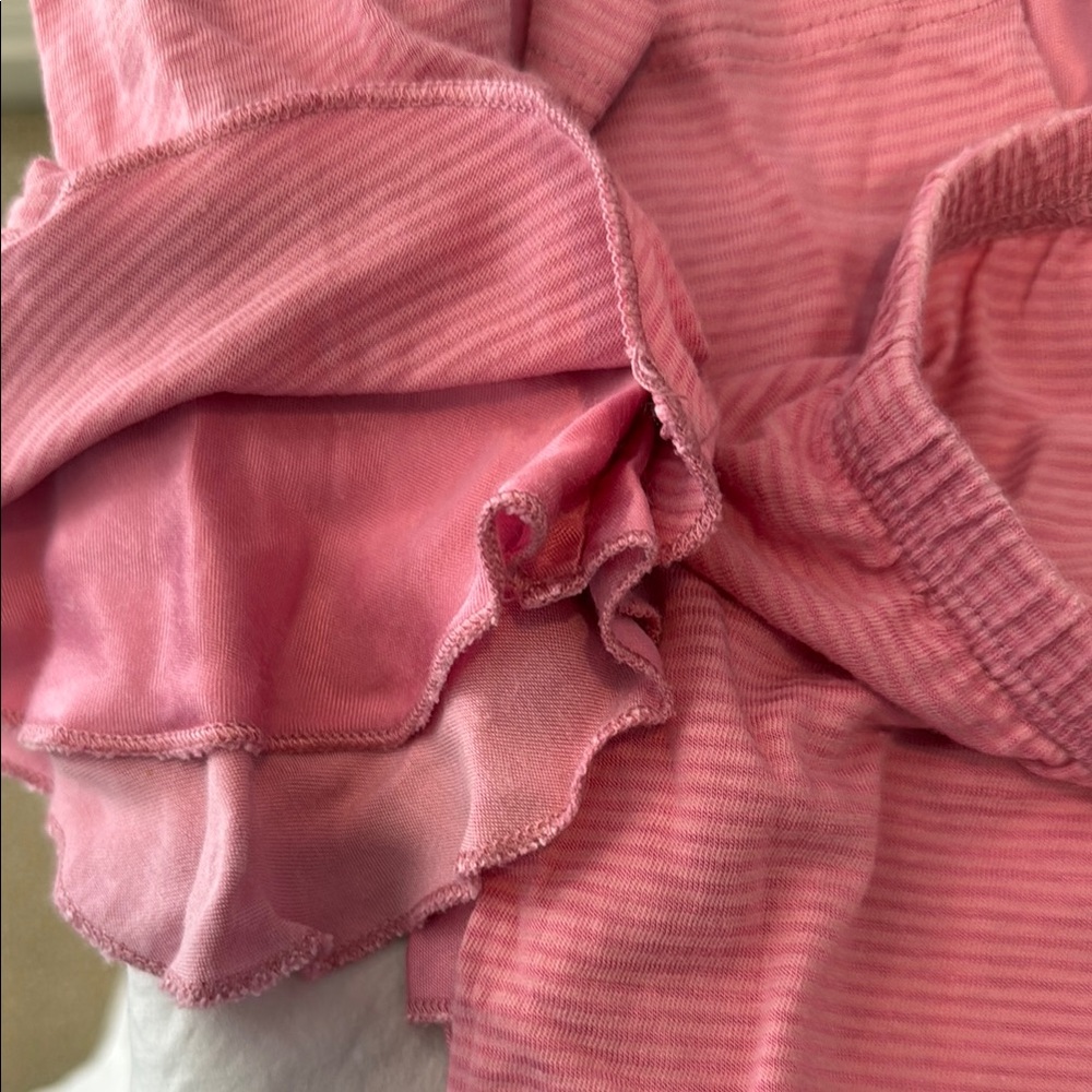 Pink Luna Luna Ruffled Long Sleeve Dress & Pants size 8 years - Picture 6 of 12